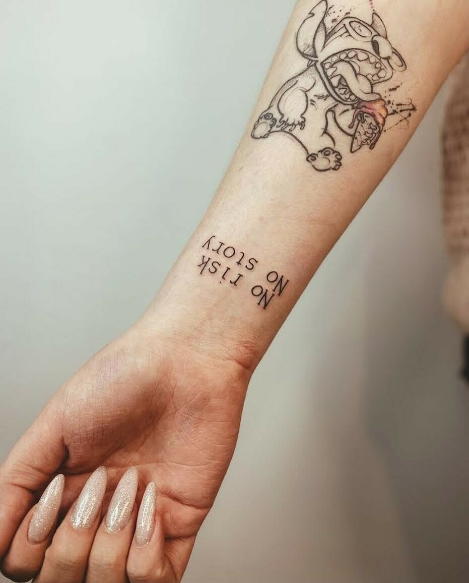 No Risk? Then No Story Tattoo