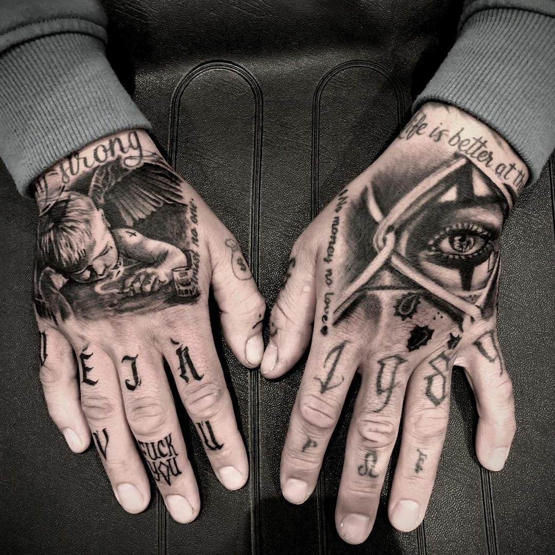 9 Stylish Gangster Finger Tattoos vrogue.co